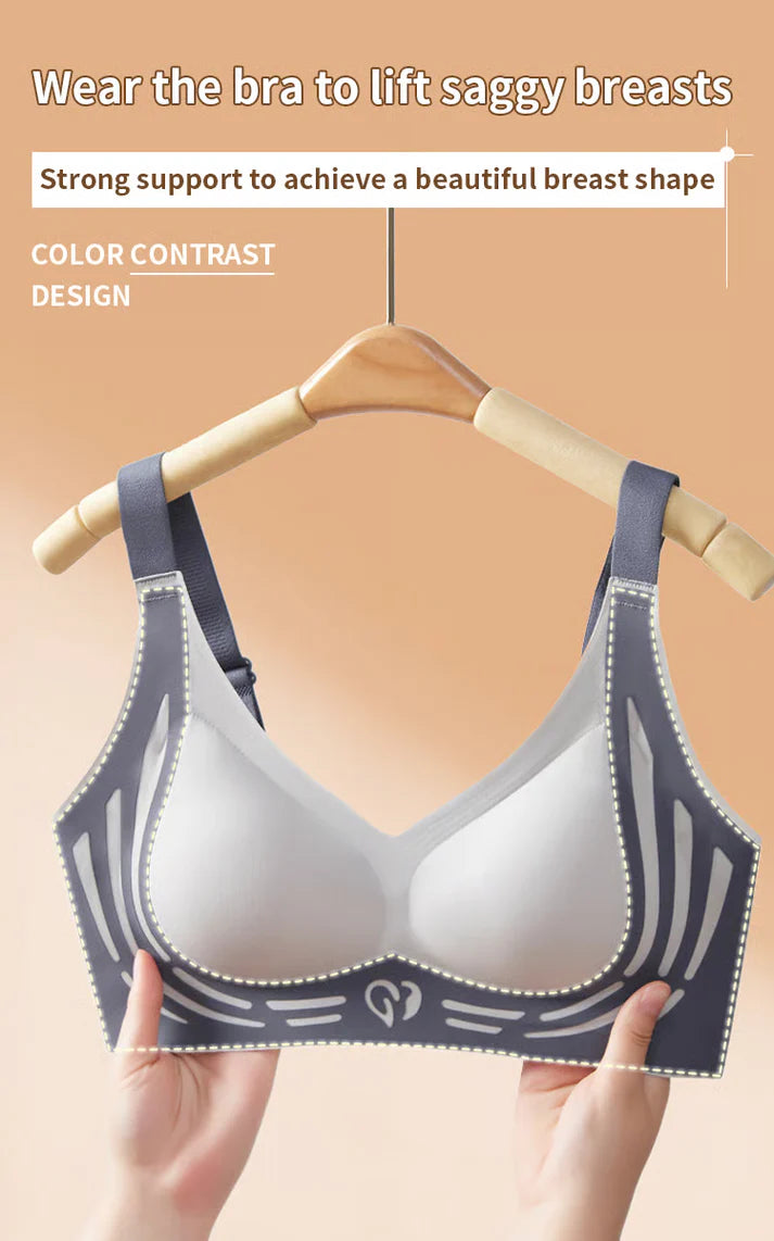 New Wire-Free Skin-Friendly Push-Up Bra
