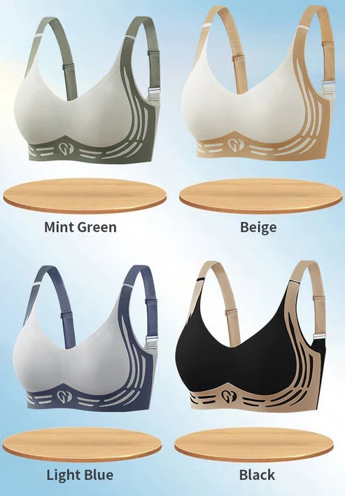 New Wire-Free Skin-Friendly Push-Up Bra