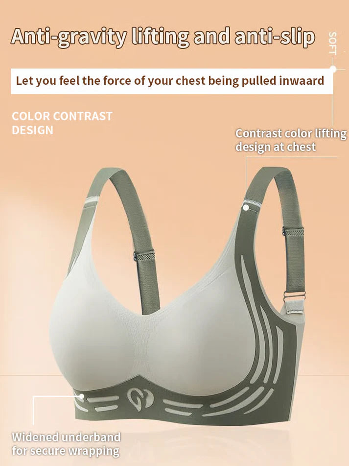 New Wire-Free Skin-Friendly Push-Up Bra