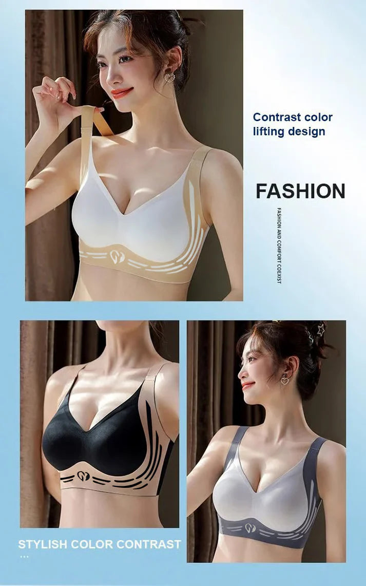 New Wire-Free Skin-Friendly Push-Up Bra