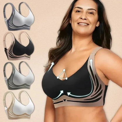 New Wire-Free Skin-Friendly Push-Up Bra