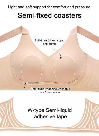 New Wire-Free Skin-Friendly Push-Up Bra